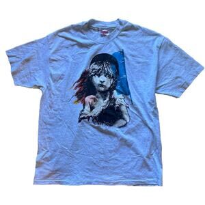 Rare VTG Les Misérables T Shirt XL © 1986 CMOL Hanes Heavyweight Broadway